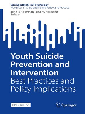 cover image of Youth Suicide Prevention and Intervention